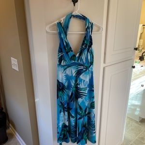 Like new Super cute halter like tropical dress